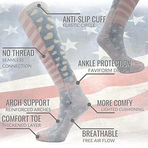 Softball Socks for Women Girls Youth - Athletic Over the Calf & Knee High Socks - Softball Funny Novelty Gifts3