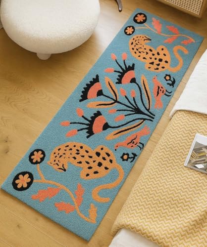 Image of Roseate Victor Super Soft (50x120 cm) Microfibre 2000 GSM Anti Skid Runner for Bedroom /Carpets for Living Room /Kitchen Mats for Floor /Floor Mat /Bathroom Mat /Rug