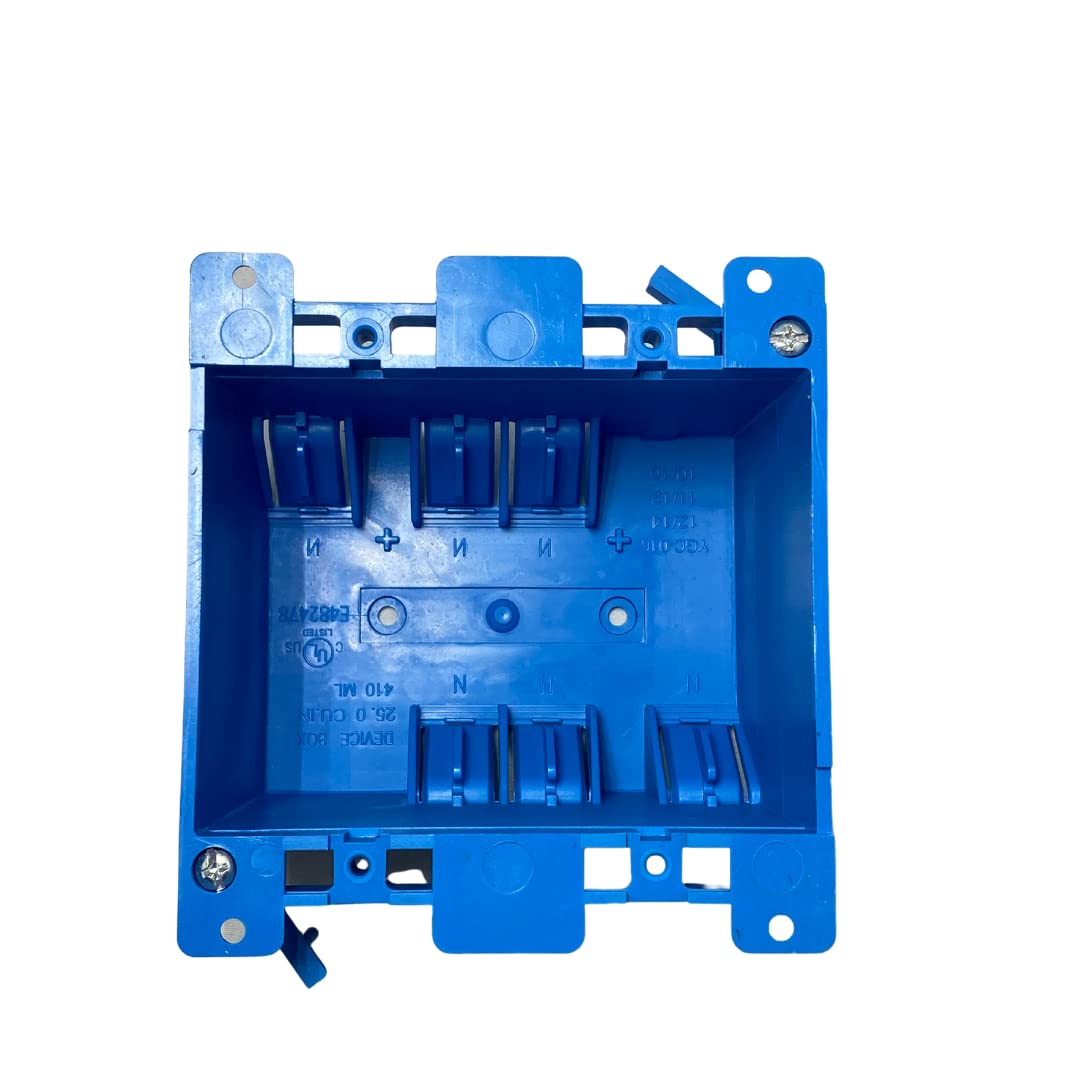 Old Work, Two Gang Cut in Box, EZ Tabs for Romex (1 Pack) (1)