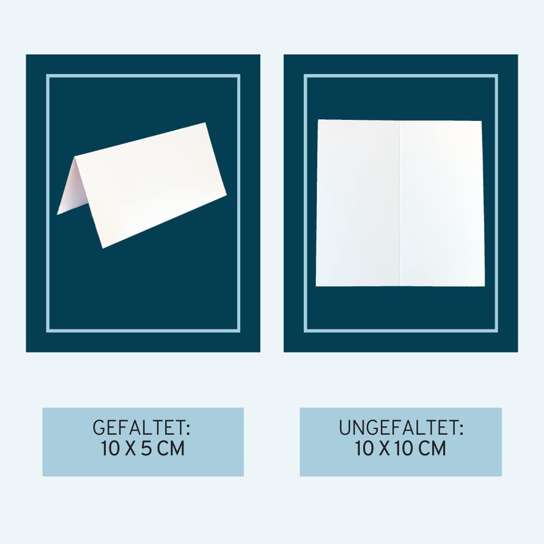 Tischkarten weiß mit Namen personalisierbar eingedruckt | Schriften, Farben und Sets auswählbar | Aufdruck einzeln individualisiert mit Namen der Gäste | für Hochzeit, Geburtstag uvm. (75)