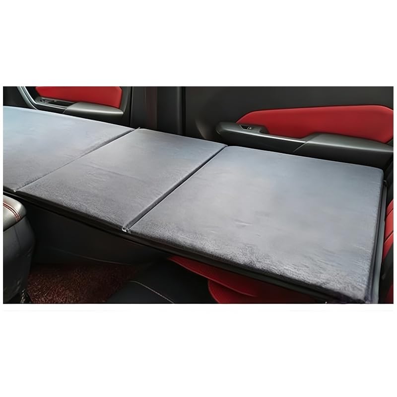 Letto Pieghevole da Campeggio per Volvo S60/S60 Cross Country, Materasso Letto Auto Non-Gonfiabile, Lettino da Campeggio Pieghevole Compatto, Sedile Posteriore Materasso da Portatile,Grey