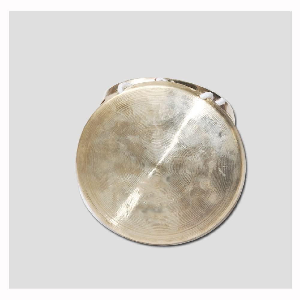 Mosiężny gong Feng Shui, Miedziany gong operowy z dźwiękiem tygrysa i drewnianym młotkiem, rozmiar 16-28 cm(28cm)