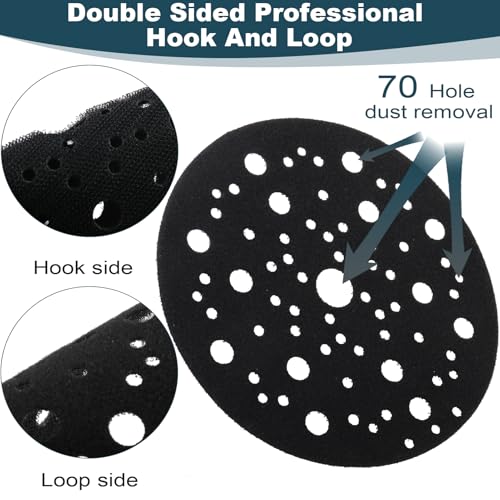 2 Schutzpads, 150 mm, mit 67 Löchern