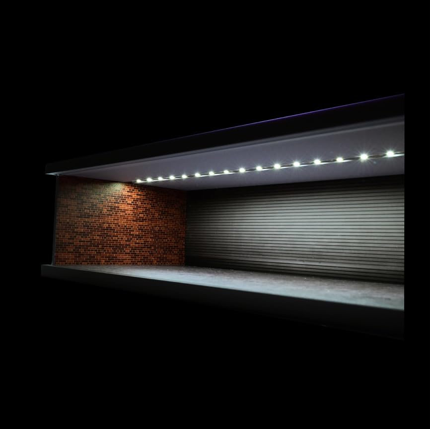 Amazon.co.jp: NUEIOVRW 1/43スケール ジオラマカーガレージモデル