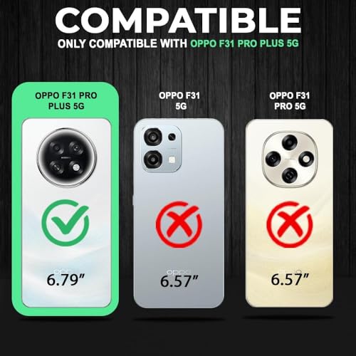 Image of AIBEX Back Cover Compatible for Oppo F31 Pro Plus | D10 Tough Armor Case | Sliding Camera Shield | 360 Protection | Kickstand Ring Holder | Military-Grade Bumper Case - Black