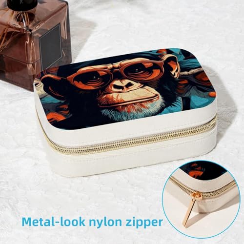 Boîte à bijoux de voyage compacte pour vacances et week-ends - 7