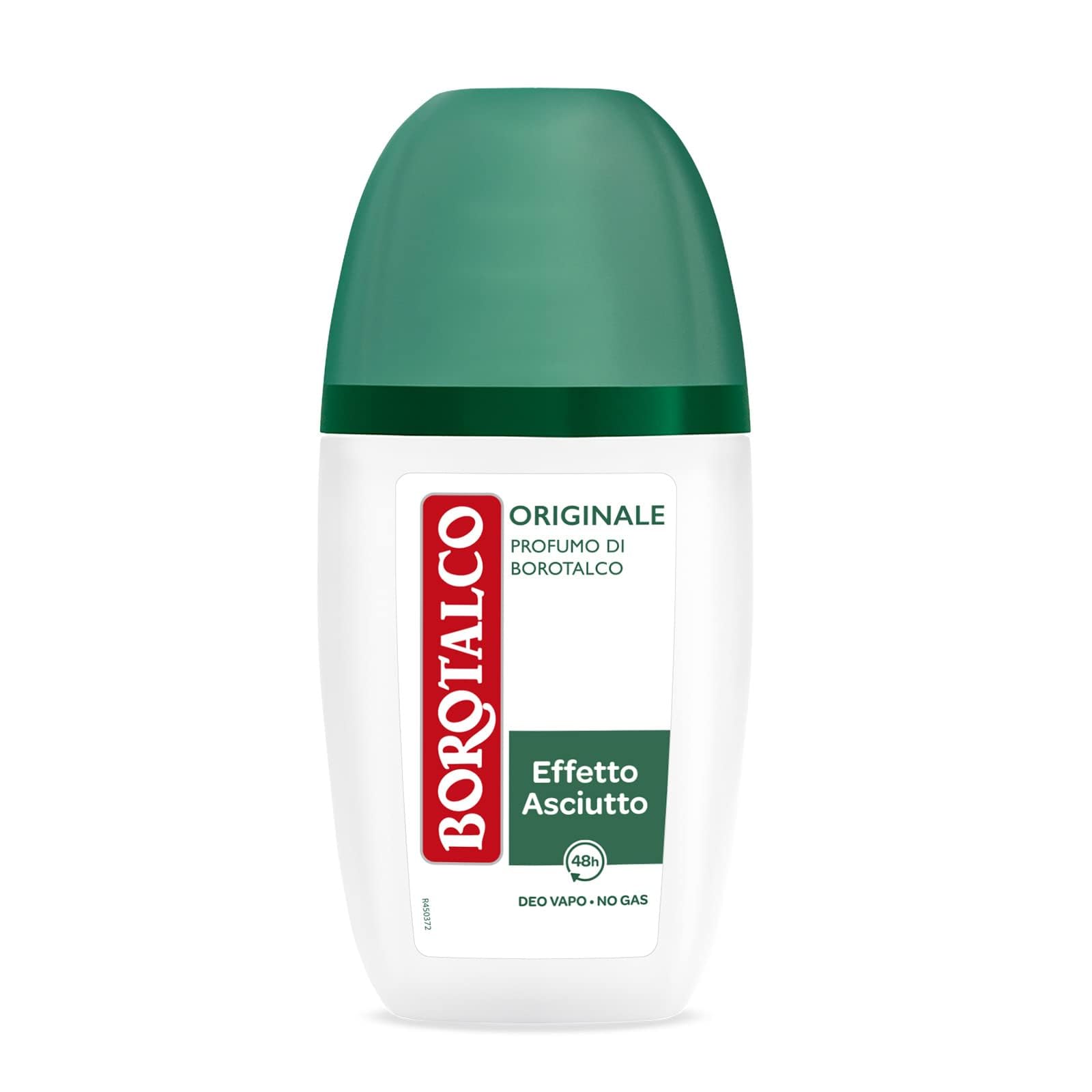Borotalco, Deodorante Vapo Originale, Formula Senza Alcool con Talco a Cristalli Attivi, Tripla Protezione Asciutta, Profumo di Borotalco - Formato da 75 ml