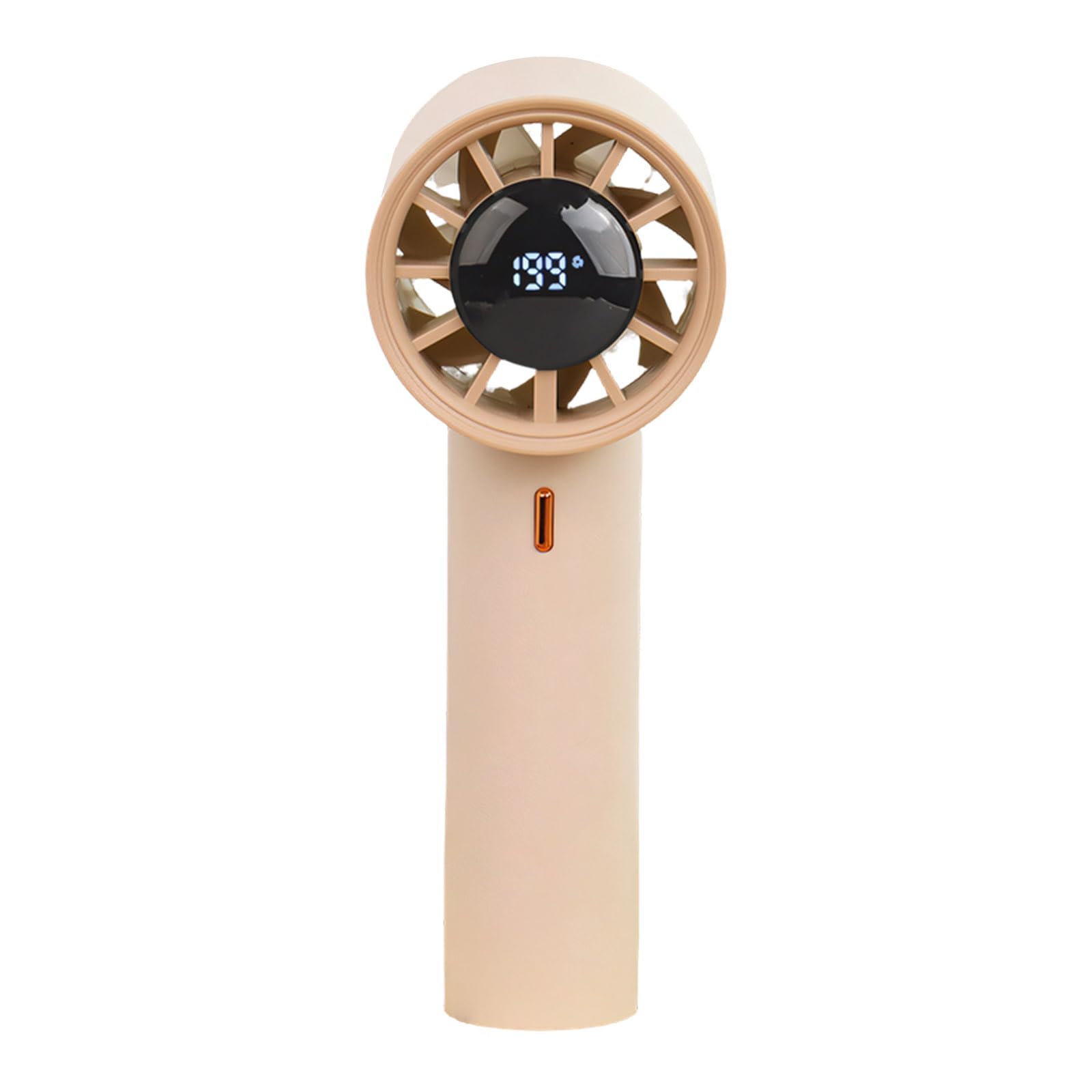 XuQiZZpp Portable Handheld Fan 10 Speed Small Cooling Quiet Handheld Fan with Digital Display USB Rechargeable