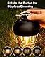 5000mAh Aufladbar LED Campinglampe, Retro Campinglaterne Akku mit 400LM Warmweiß,100 Leuchtdauer,Stufenlos Dimmbar, 3 Lichtmodi,IPX4 Wiederaufladbare Notlicht Taschenlampe für Überleben,Stromausfälle