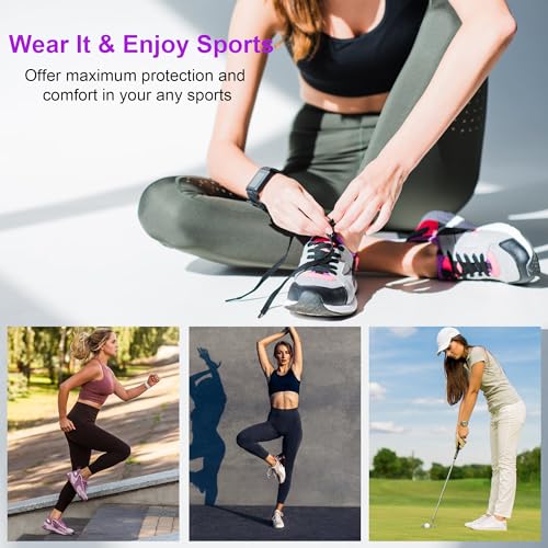 Image of Amutost Womens No Show Socks Anti-Slip Cushioned Breathable 5-10Pairs | Silicone heel grips, Arch compression band, Elastic cuffs, Moisture wicking, Size 6-8 /7-9 /9-11, Reduces blisters