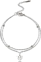 EUEAVAN Psi Bracelet Symbole pour Femmes Alphabet Grec Bracelet Psychologie Psychiatrie Pendentif Signes Médicaux Bijoux Psychothérapeute Psychologue Cadeau