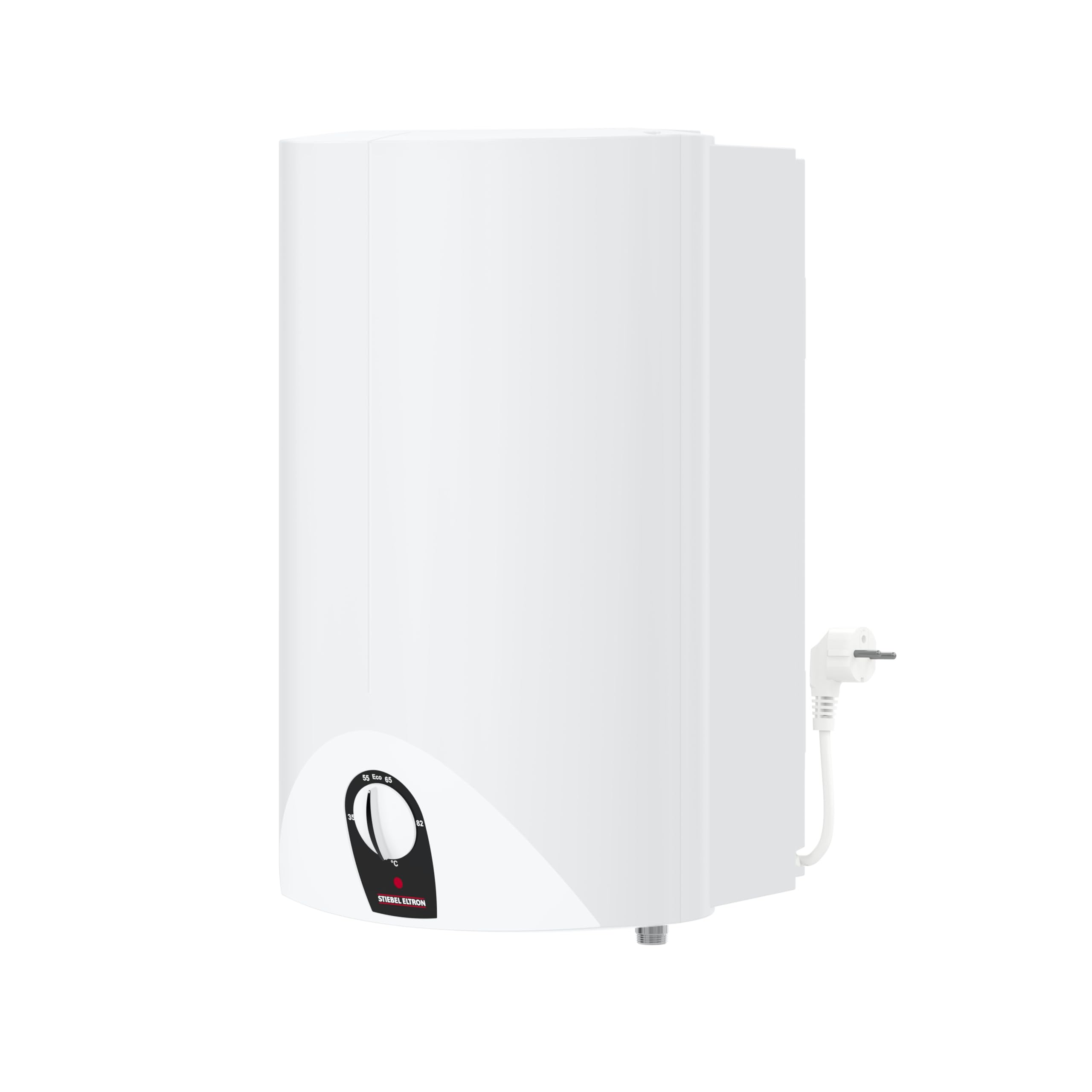 STIEBEL ELTRON SN 15 SL, 3,3 kW, Übertisch Boiler 15 Liter Niederdruck, stufenlose Temperaturwahl über Drehwähler, mit Stecker 230V, Made in Germany, 222203