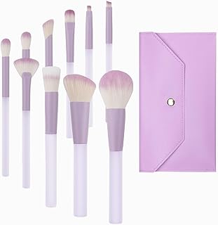 メイクブラシ 10本セット 化粧ポーチ付き 化粧ブラシ 高級繊維毛 超柔らかい メイク 筆 多機能 チークブラシ アイシャドウブラシノーズシャドウブラシ 敏感肌適用 日常の化粧 持ち運びに便利
