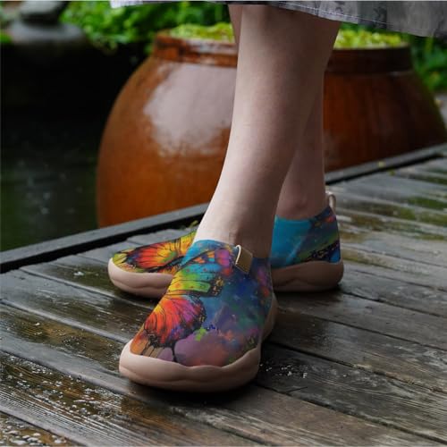 Women's Walking Travel Shoes Slip On Casual Art Loafers Lightweight Comfort Fashion Sneaker 5