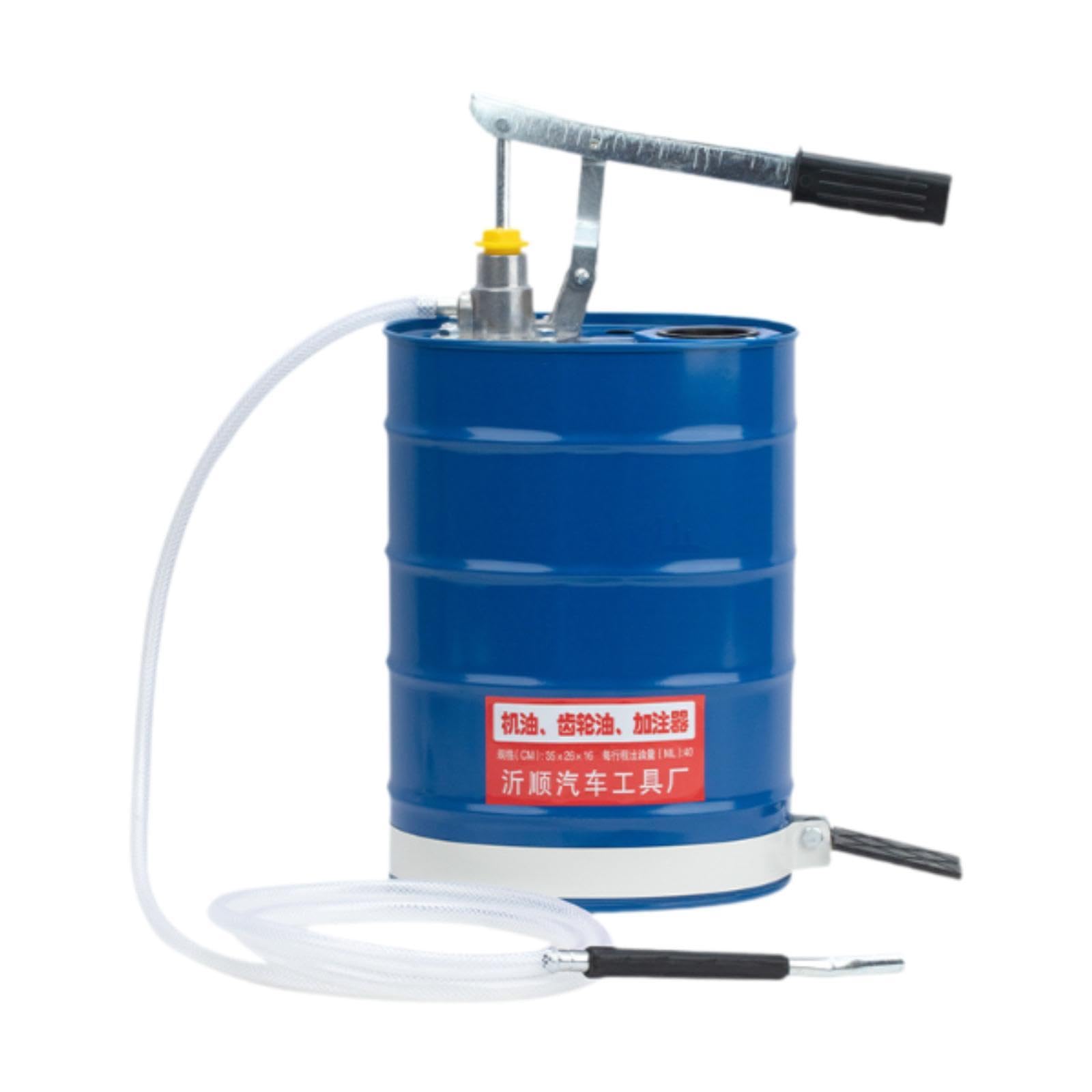 Pompe à Manuelle Dispensateur d' de vilers de Viande à 10L Pompe à Remplissage d' de Multifonction pour l'entretien, Bleu
