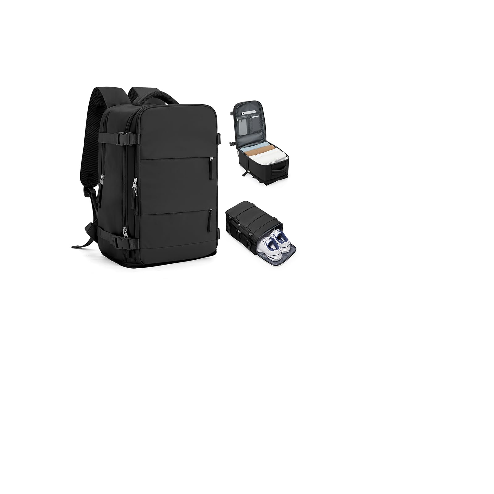 Mochila Viaje Cabina Avion 40x30x20 para Ryanair Impermeable Mujer