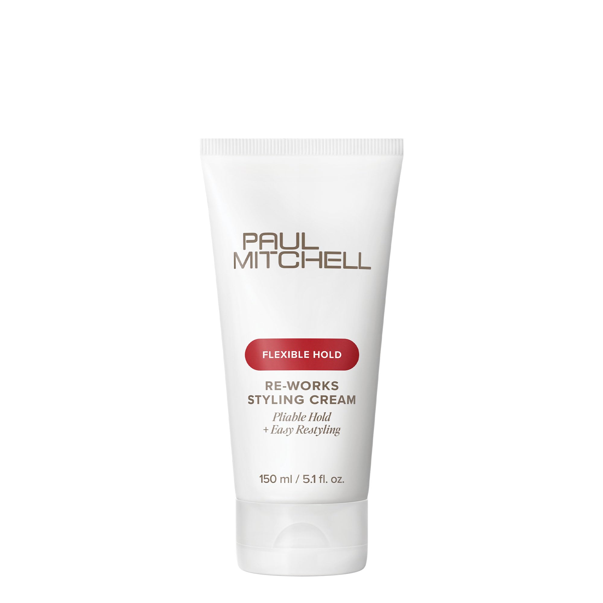 Re-Works Styling Cream, Pliable, Flexible Hold + Easy Restyling, For All Hair Types, 5.1 fl. oz