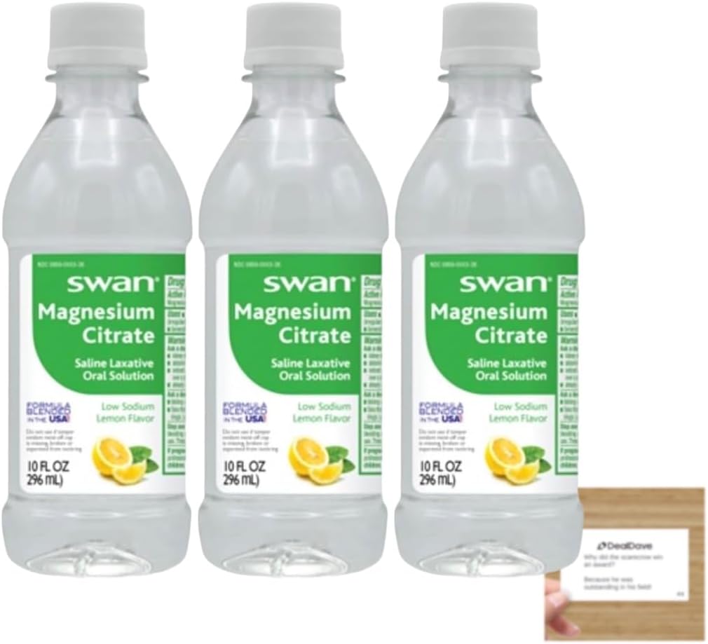 Magnesium Citrate Saline Oral Solution Laxative Lemon 10 OZ