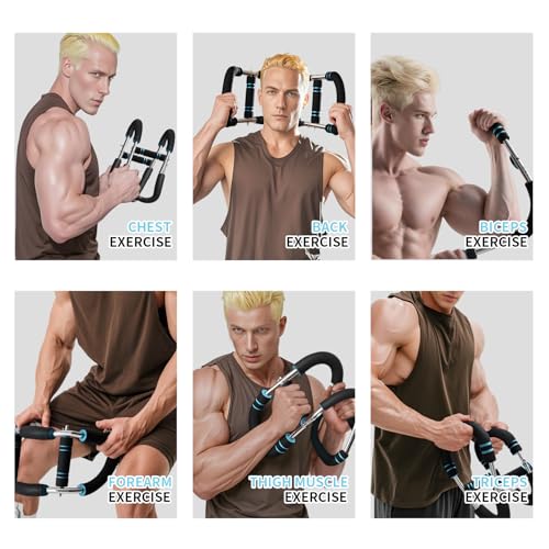 Twister Arm Trainer for Men 5 Level Resistance (45-110 lbs) Chest Workout Equipment - image 2