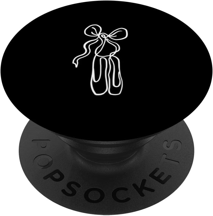 Cute Pointe Shoes Funny Ballerina Ballet Pointe Shoes PopSockets MagSafe PopGrip for iPhone