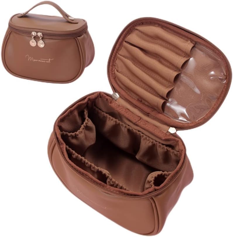 Professional Cosmetic Makeup Kit Storage Makeup Pouches for Women,Makeup Bag Makeup Organizer, Foldable Make up Pouch for Makeup Storage Bag for Cosmetics-image-46