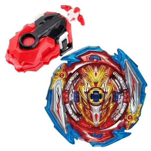 Bey Battling String Launcher, B173 Infinite Achilles Top Burst Launcher Set, DB Launcher Left and Right Spin Launcher Compatible with All Bey Burst Series