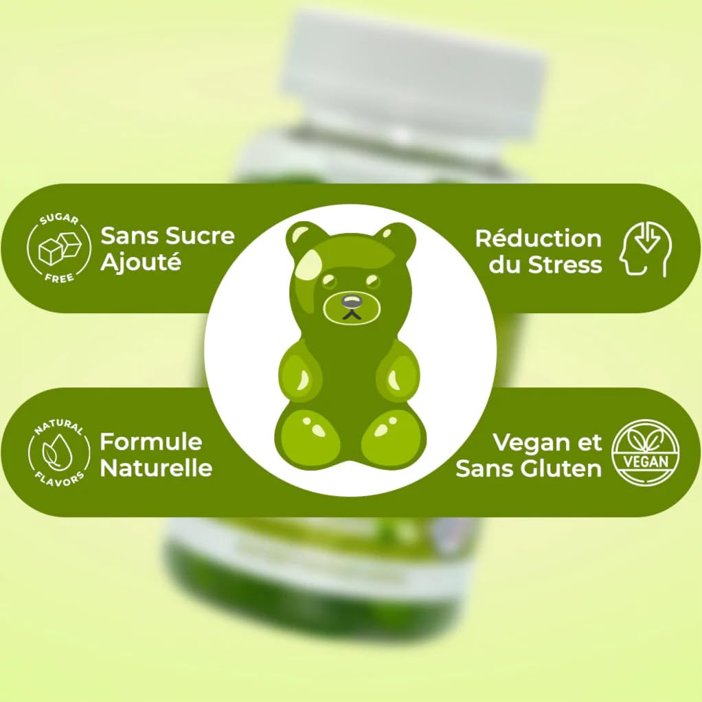 Graine de chia, Gummies Chia Minceur & Perte de Poids et de Tour de taille, Source de protéines, fibres et OMEGA 3, Complément alimentaire, Sans Sucre, 60 gummies, Goût Pomme