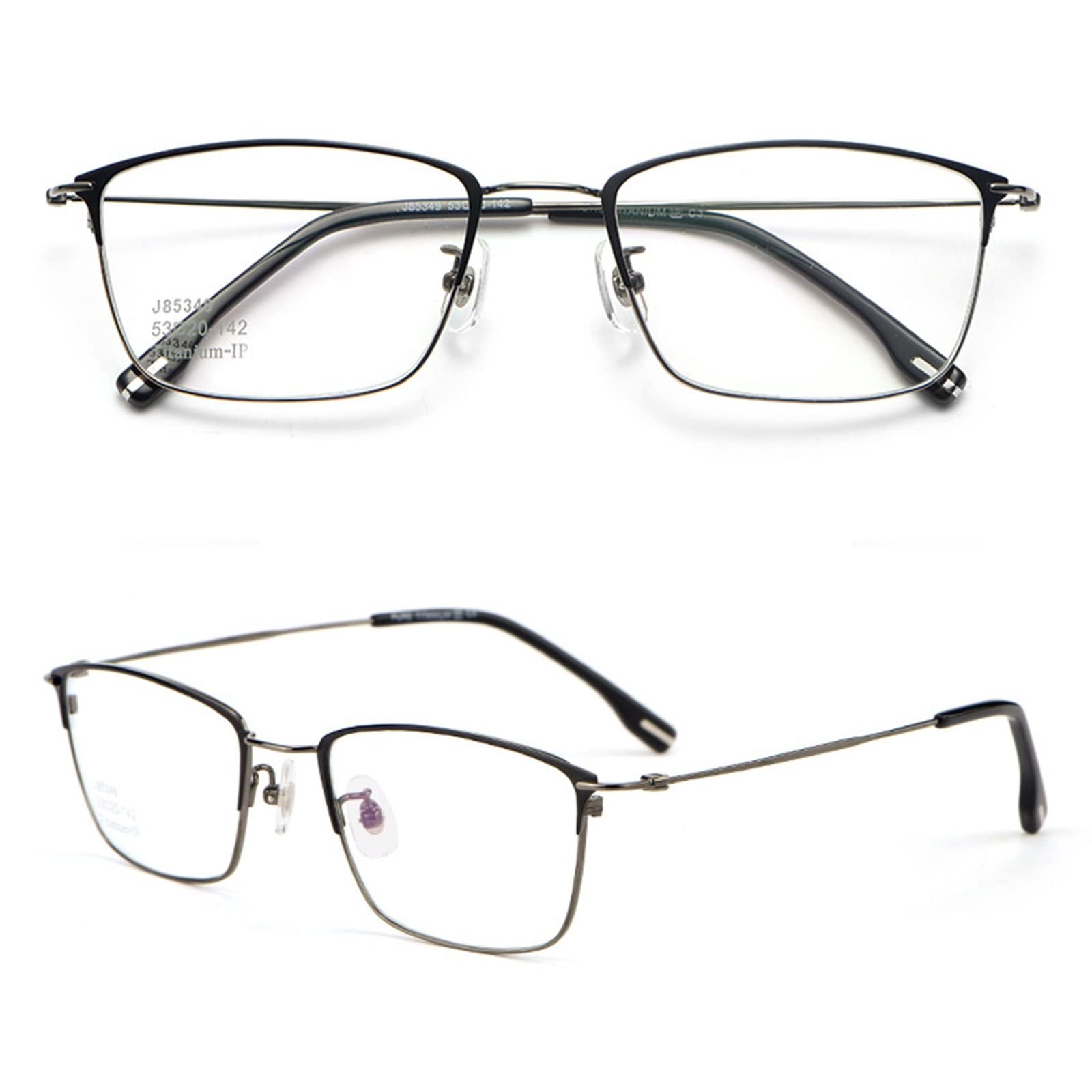 Męskie/Damskie Modne Okulary Do Czytania Blokujące Niebieskie Światło, Okulary Do Czytania Z Filtrem Przeciw Zmęczeniu Oczu, Okulary Do Czytania Z Metalową Oprawką/Grey/1.25 *