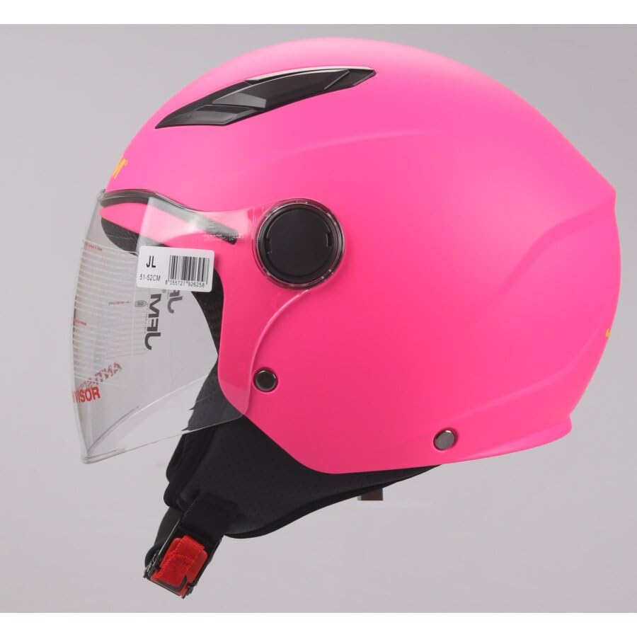 JFM Casco moto scooter Bambino Baby - visiera lunga - 710 - Fucsia JL