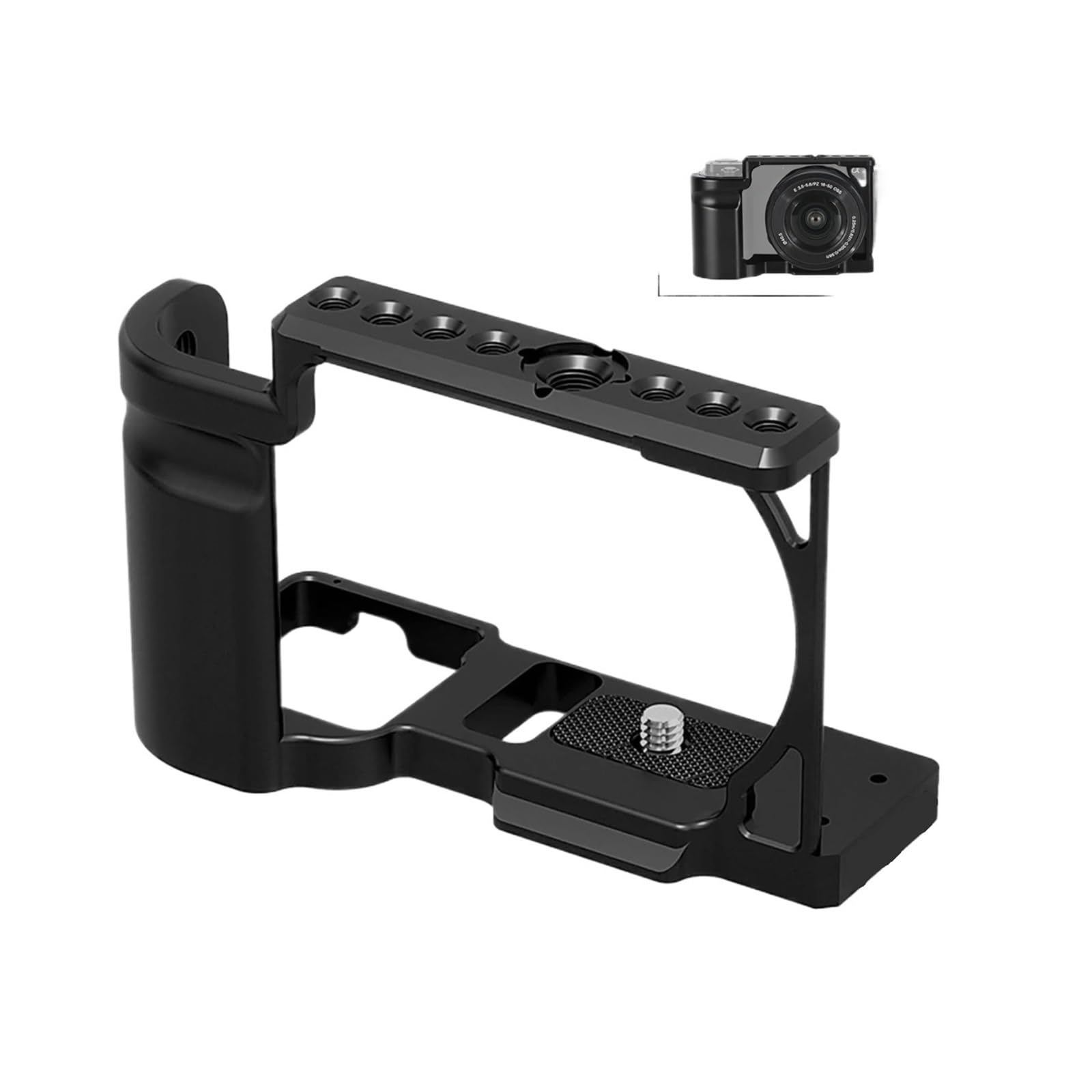 Compatible avec Sony, Cage de caméra en Aluminium ZV-E10