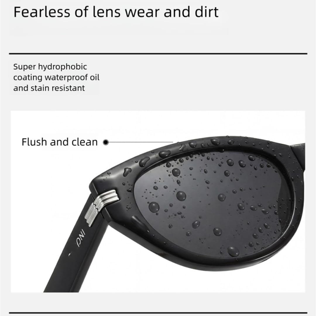 Occhiali da sole polarizzati da donna a occhi di gatto, alla moda, antiriflesso, protezione UV400