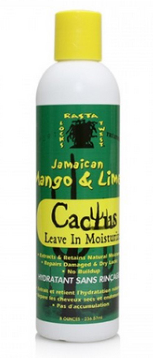 Jamaican Mango & Lime Cactus Leave In Moisturizer, 8 oz (Pack of 2)