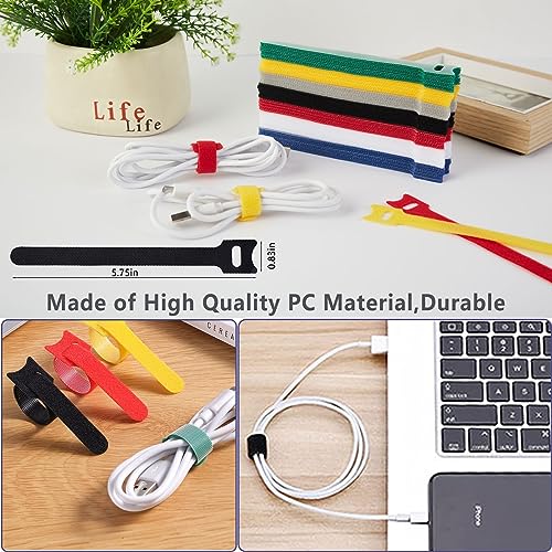 ELII 300-Piece Cable Management Kit with Sleeves, Clips & Ties — view 8