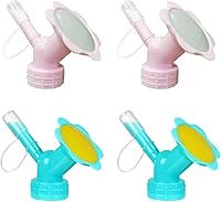 Vista 1 de Regaderas, aspersor de botellas, bebedero de botellas, rociador de doble cabezal para botellas de plástico para plantas de semillero de interior, 4