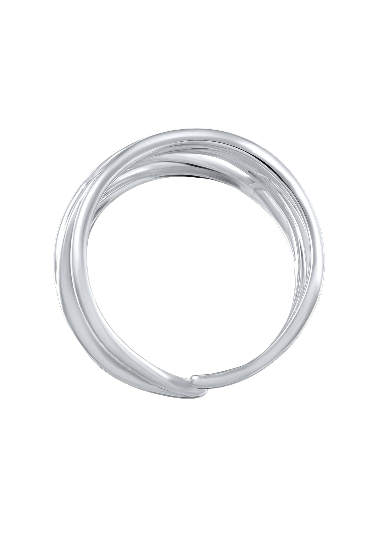 Elli Damen Schmuck Ring Wickelring Blatt Ornament Blätter Wald Festival Boho Silber 925 Größen 52 54 56 58