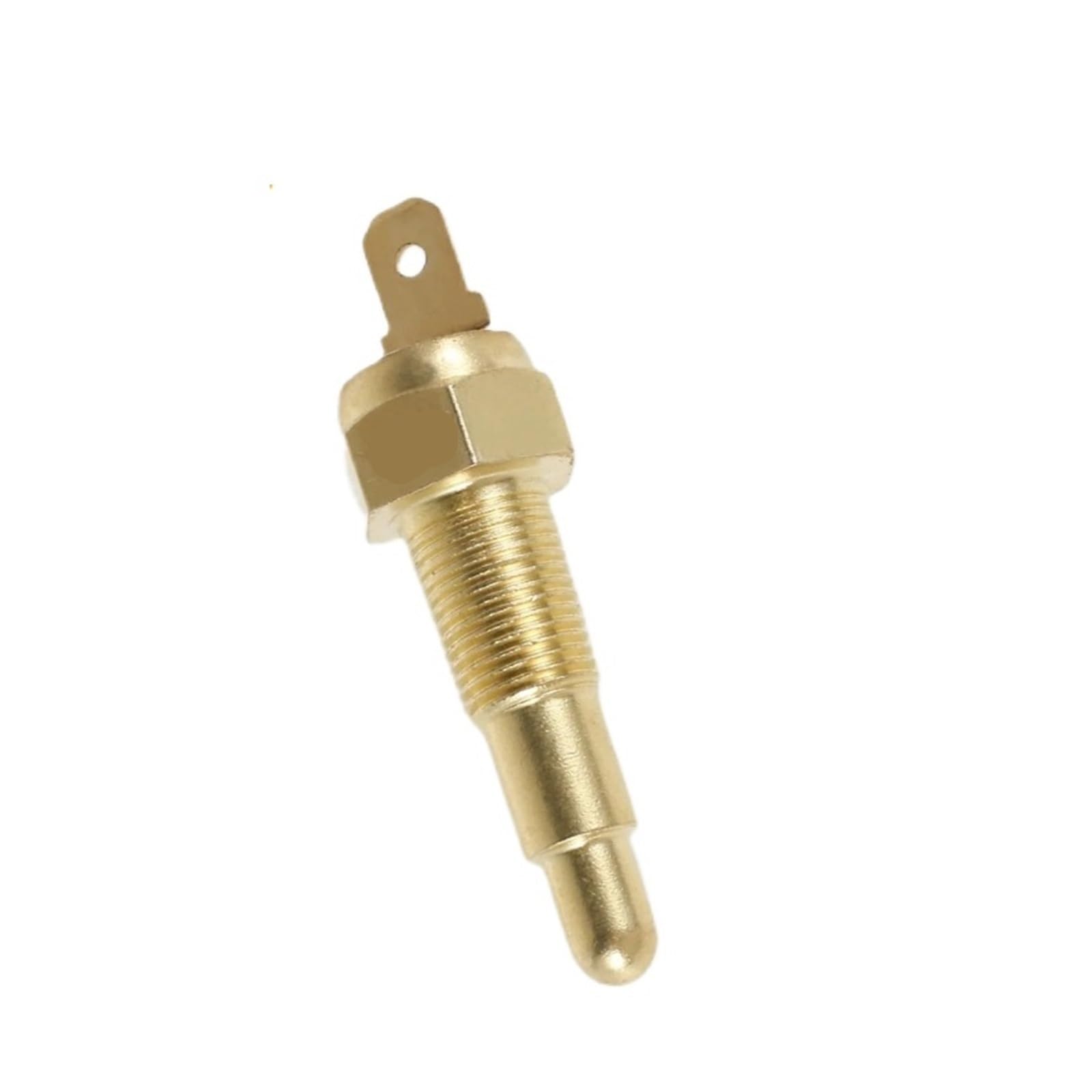 Sonda temperatury chłodnicy Pasuje do płynu chłodzącego olej wodny, wentylator chłodzący silnik termostat przełącznik czujnika temperatury 1/8 "NPT 1 szt(Gold 2PCS)