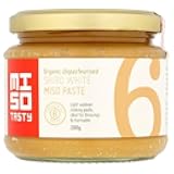 Miso Tasty Organic Shiro White Miso Cooking Paste - 200g (0.44lbs)
