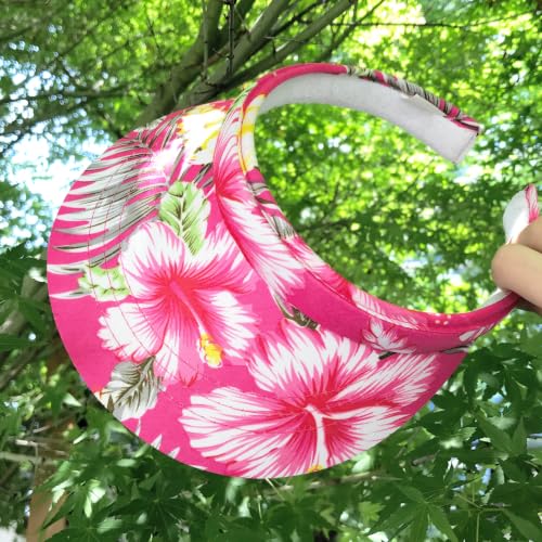 Image of Sun Visor Hats Women Wide Brim Adjustable Clip On Visors Beach Men Hat