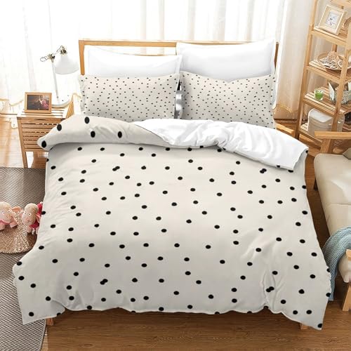 Parure de lit King fermeture éclair microfibre pour lit 220x240cm