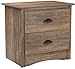 Sonoma 2-Drawer Nightstand, Drifted Gray