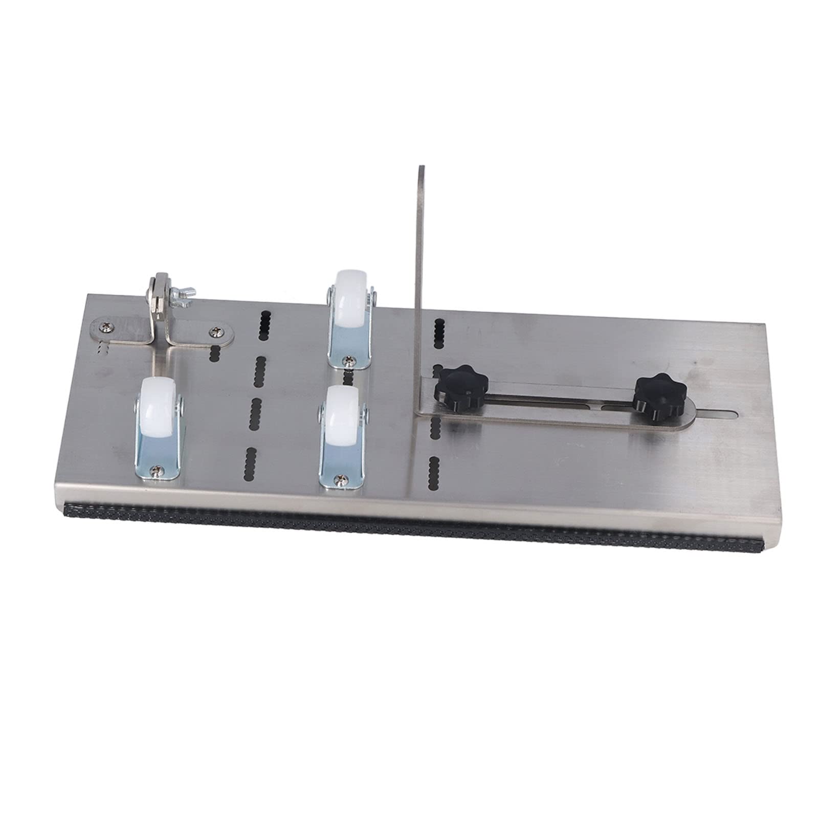 Respicefinem 3 Wheel Glass Cutter with Non Slip Base Adjustable Bracket DIY Wine Bottle Cutting Machine Kit Adopt Diamond Carbide Blade with High Hardness and Wear Include 3