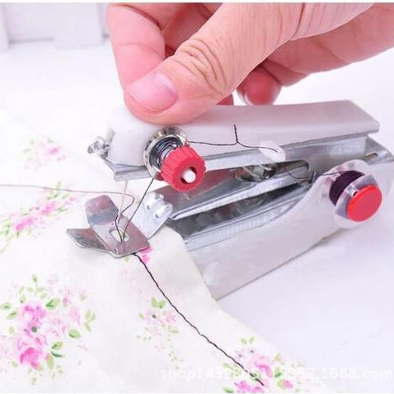 Draagbare handmatige bediening van de naaimachine Naaigereedschap Naaien Doek Stof Handig handwerkgereedschap - Image 4