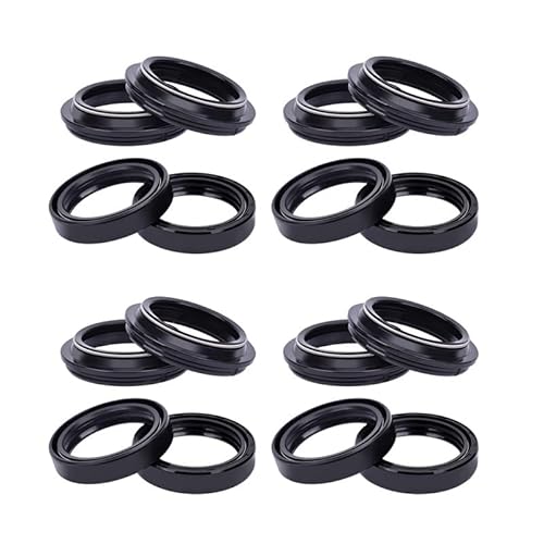 Öldichtungs-Staubschutz for Federbein der Vorderradgabel passend for T-riumph STREET TRIPLE 675 R ABS 675R 1050 SPEED TRIPLE R ABS(8xOil seal 8xcover)