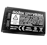 Godox VB26 DC 7.2V 3000mAh 21.6Wh Lithium Battery Power Pack for Godox V1S V1N V1C V1F V1O V1 V860III Flash