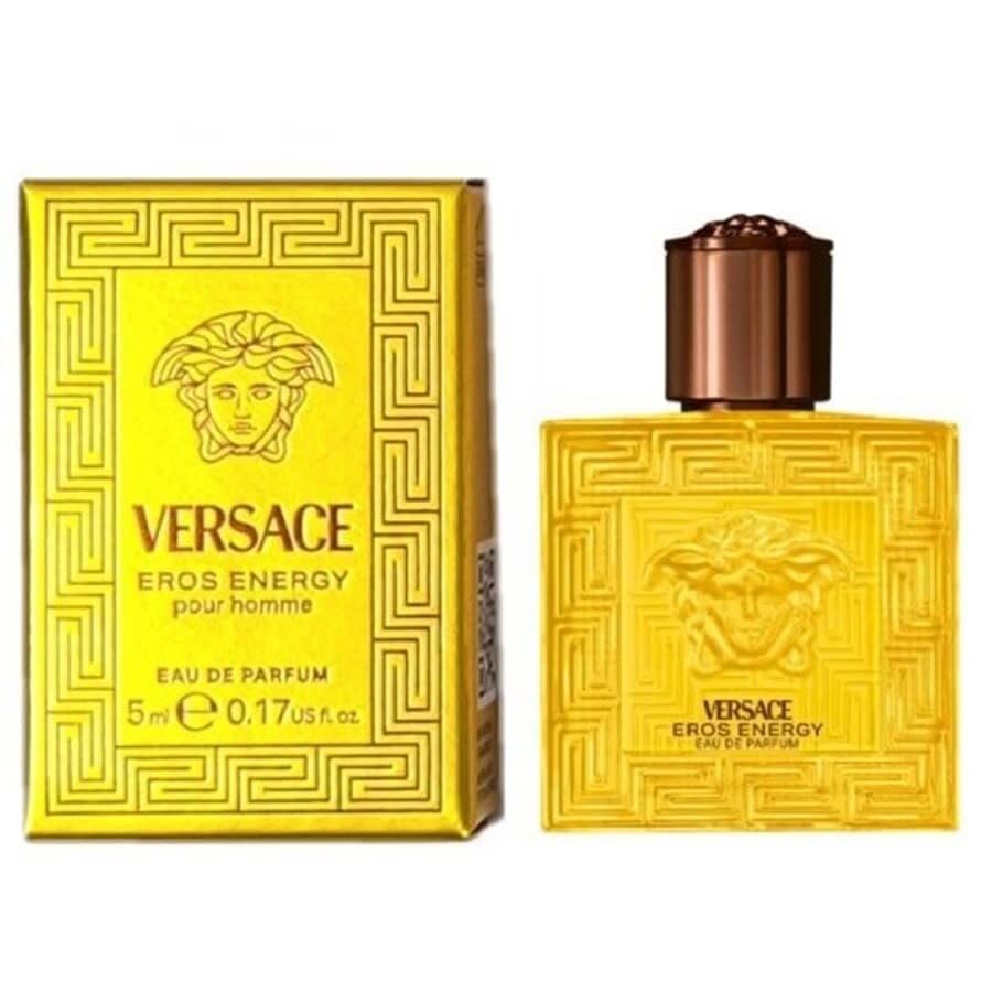 Versace Eros Energy Mini Cologne für Herren Yellow EDP Splash 4 8 g Probiergröße