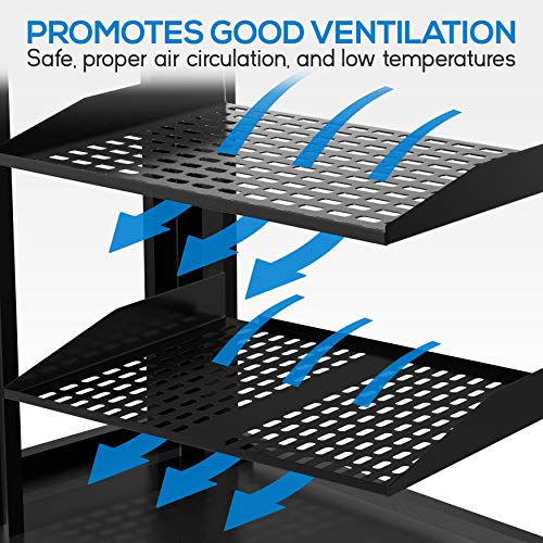 image for 19-Inch 1U+2U Server Rack Shelves - Universal Device Server Rack Mount