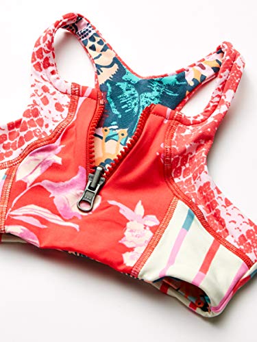 Image of Maaji Girls' High Neck with Zip Front Bikini Swimsuit Set