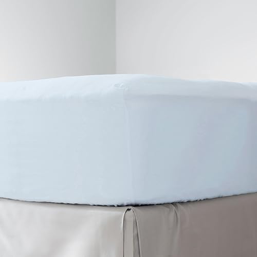 1500 Supreme Collection - Sábana bajera ajustable de lujo solo con bolsillo profundo, ropa de cama hipoalergénica sin arrugas, artículo adicional o