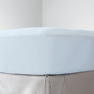 1500 Supreme Collection Fitted Sheet - Luxury Fitted Sheet Only with Deep Pocket Wrinkle Free Hypoallergenic Bedding - Additional or Replacement Item from Complete Sheet Set - Queen, Light Blue