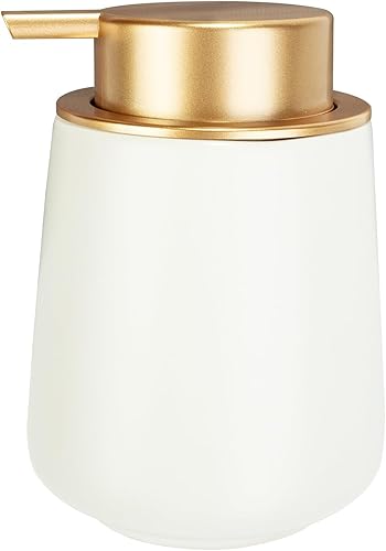 Simcat Dispensador de jabón de manos, dispensador de jabón para platos de mármol, dispensador de jabón para encimera, botellas de loción de mano,